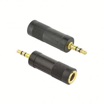 Cablexpert A-6.35F-3.5M 6.35 mm female to 3.5 mm male audio adapter |