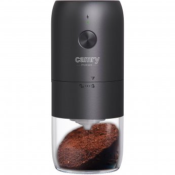 Camry Cordless USB Electric Coffee Grinder | CR 4302 | 25 W | Coffee beans capacity 25-30 g | Black