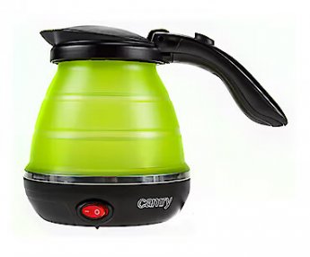 Camry travel kettle CR 1265, Black/Green