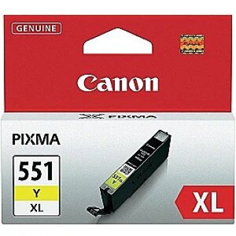 Canon CLI-551XL Y, Ink Cartridge Yellow