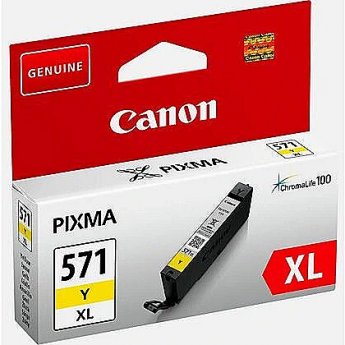 Canon CLI-571XL Y, Yellow Ink Cartridge