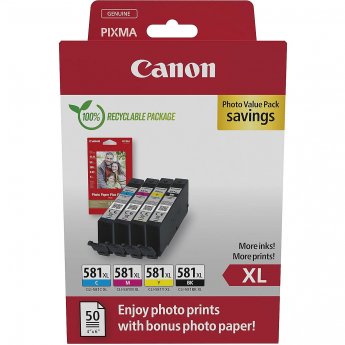 Canon CLI-581XL BK/C/M/Y PHOTO VALUE  