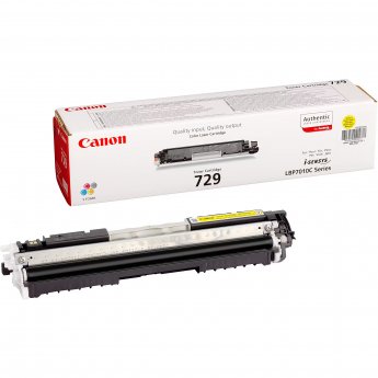 Canon CRG-729Y, Yellow toner