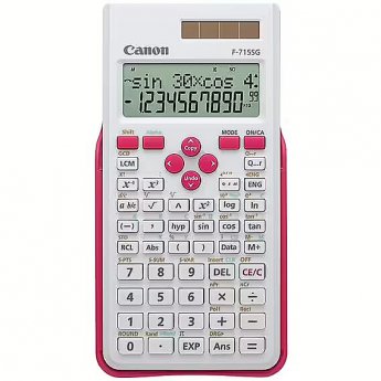 Canon F-715SG Scientific calculator, White/Magenta