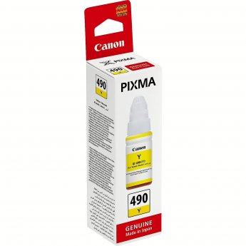 Canon GI-490, Yellow Ink Bottle, 70 ml