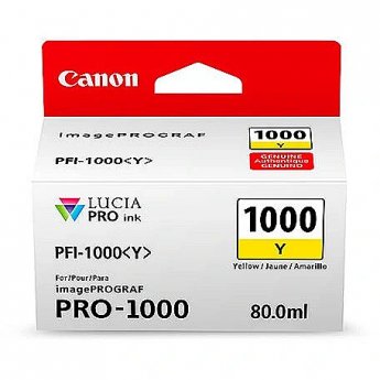Canon PFI-1000 Y YELLOW INK TANK