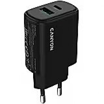 Canyon charger OnCharge 250 25W 1xPD 1xQC EU Black