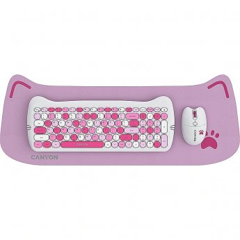 Canyon HSET-W6, Combo, Kitty Edition, Pink