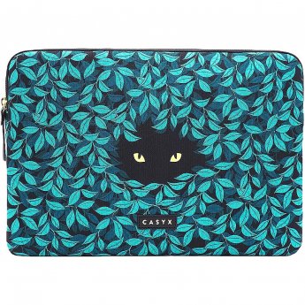 Casyx for MacBook SLVS-000001 Fits up to size 13 ”/14 ", Sleeve, Spying Cat, Waterproof