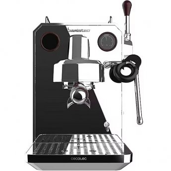 Cecotec Baristeo Intima portafilter machine, espresso machine silver/stainless steel, thermoblock
