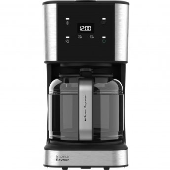 Cecotec Coffee 66 Drop & Touch, filter coffee machine, stainless steel/black, 950 watts