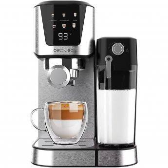 Cecotec Power Espresso 20 Cream, Black/Silver