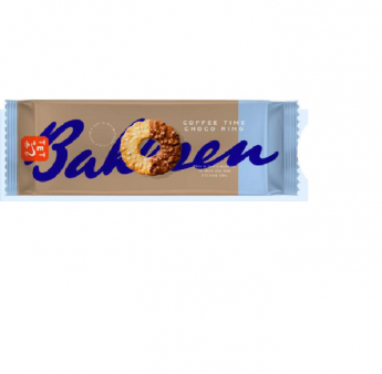 Cepumu riņķīši BAHLSEN Coffee Time, ar šokolādi, 155g