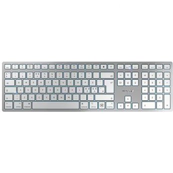 Cherry KW 9100 SLIM FOR MAC KEYBOARD WIRELESS SILVER PAN-NORDIC
