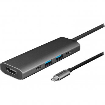 Chieftec DSC-502, docking station titanium, USB-C 3.2 Gen1