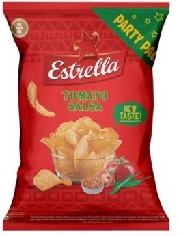 Čipši Estrella ar Pikanto tomātu garšu 180g
