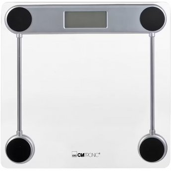Clatronic PW 3368 Electronic Personal Scale (Transparent/Silver)