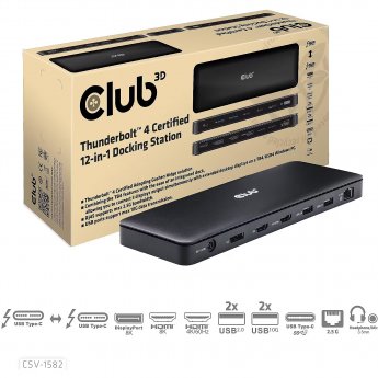 Club3D NB ACC DOCKING STATION 12IN1/THUNDERBOLT CSV-1582