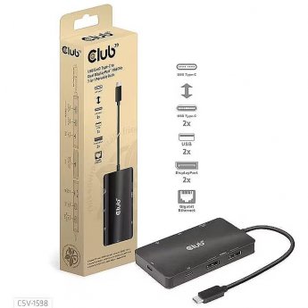 Club3D NB ACC DOCKING STATION 7IN1/USB-C 100W CSV-1598