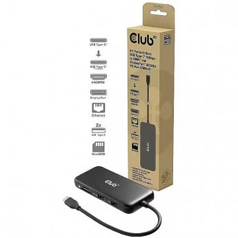 Club3D NB ACC DOCKING STATION 8IN1/USB-C 100W CSV-2551