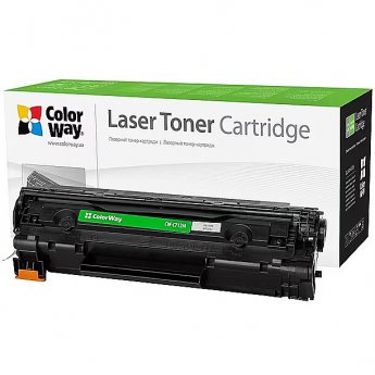 ColorWay Econom Toner Cartridge, Black, HP CB435A/CB436A; Canon 712/713