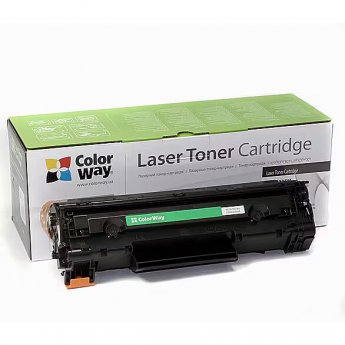 ColorWay Toner Cartridge, Black, Canon: 728/726, HP CE278A