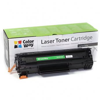 ColorWay Toner Cartridge, Black, HP CB435A/CB436A/CE285A; Canon 712/713/725