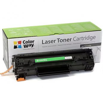 ColorWay Toner Cartridge, Black, HP CE285A (85A); Canon 725