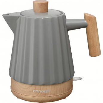 Concept ceramic kettle RK0092, Dark grey