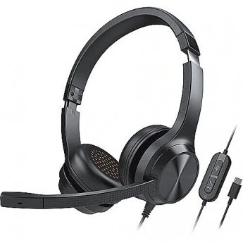 Creative Chat USB, On-ear Headset with Swivel-to-mute Noise-cancelling Mic and SmartComms Kit