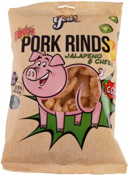 Cūkādiņas OU YES! ar siera un jalapeno garšu, 60g