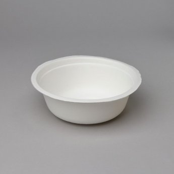 Cukurniedru zupas bļoda 500ml, D 15.5cm, H 5cm, balta, 0.65kg, 50gab