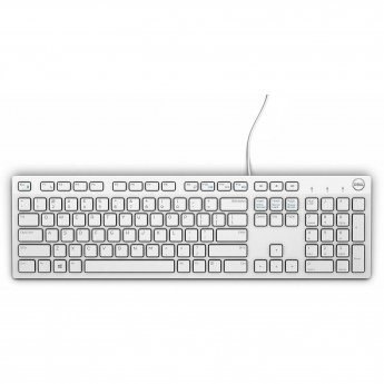 Dell KB216, White, Eng