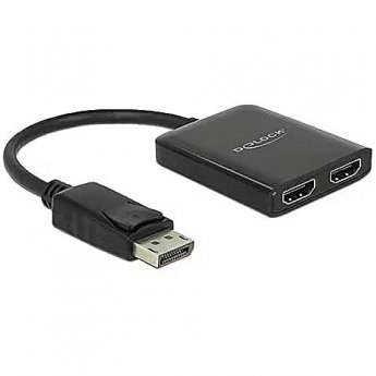 Delock DisplayPort 1.4> 2x HDMI MST splitters, splitters & switches