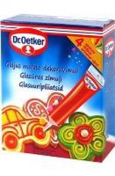 Deserta dekoratīvie glazūras zīmuļi Dr.Oetker, 76g
