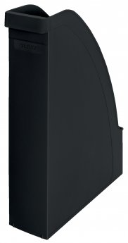 Dokumentu bokss Leitz, no pārstrādāta materiāla, A4, melns