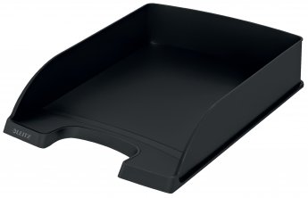 Dokumentu plaukts Leitz, no pārstrādāta materiāla, A4, melns