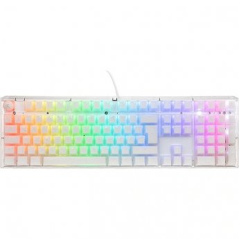 Ducky One 3 Aura White Gaming Tastatur, RGB LED - Kailh Jellyfish Y GER