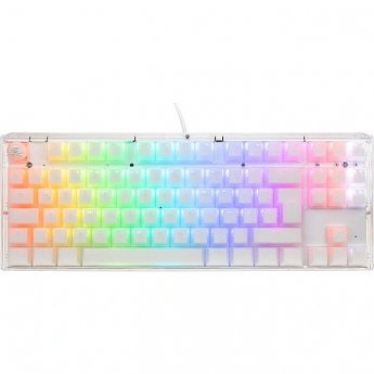 Ducky One 3 Aura White TKL Gaming Tastatur, RGB LED - MX-Brown GER