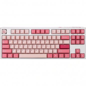 Ducky One 3 Gossamer Pink TKL, Cherry MX Ergo Clear