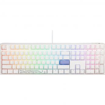 Ducky One 3 Pure White PBT, Cherry MX RGB Black, US