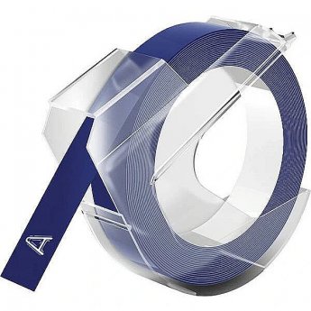 DYMO tape 3D 9mm 3m Glossy, blue