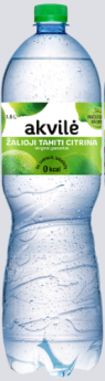 Dzeramais ūdens  AKVILE ar laima aromātu, viegli gāz., 1,5l