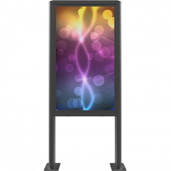 Edbak | Floor stand | POK101 | 55 " | Maximum weight (capacity) 80 kg | Black