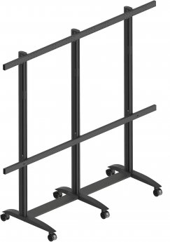 Edbak TRV400.006 Videoconferencing Trolley for Samsung 130" IAC LED all-in-one, Black