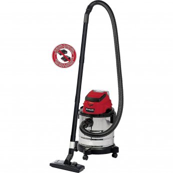 Einhell TC-VC 18/20 Li S-Solo 18V, Red/Silver - without battery and charger 