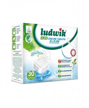 Ekoloģiskas tabletes trauku mazgājamām mašīnām All in One, Ludwik, 30.gab
