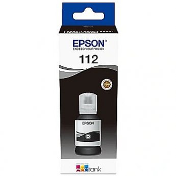 Epson 112 ECOTANK PIGMENT 127ML  BLACK INK BOTTLE