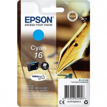 Epson Epson - cyan - 16 - C13T16224012 - DURABrite