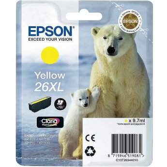 Epson INK CARTRIDGE YELLOW 26XL/C13T26344020